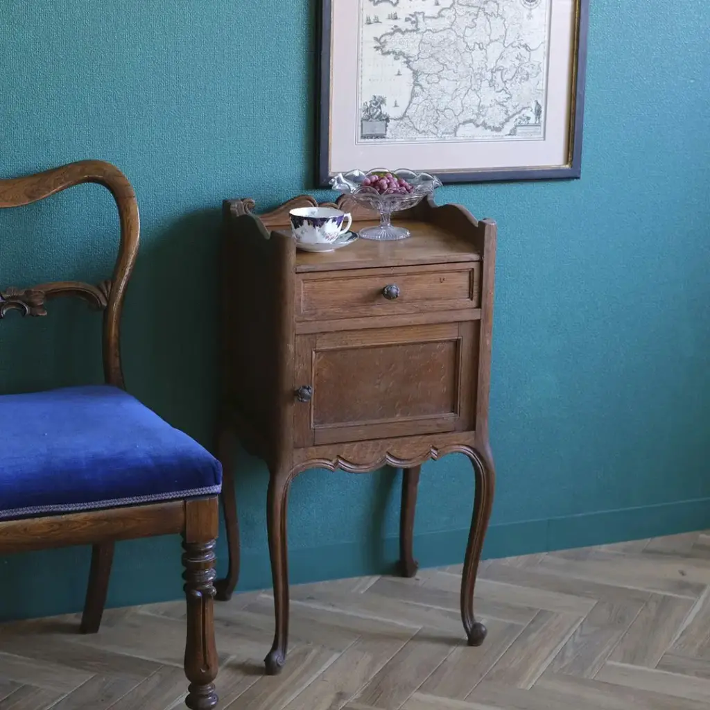 アンティーク ドロワーチェスト フランス ベッドサイドチェスト