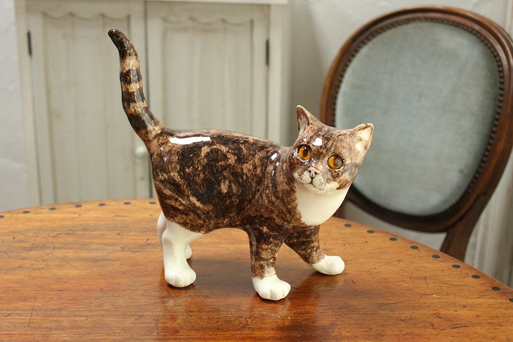 アンティーク雑貨/ビンテージ・WINSTANLEY CAT/ケンジントンキャット