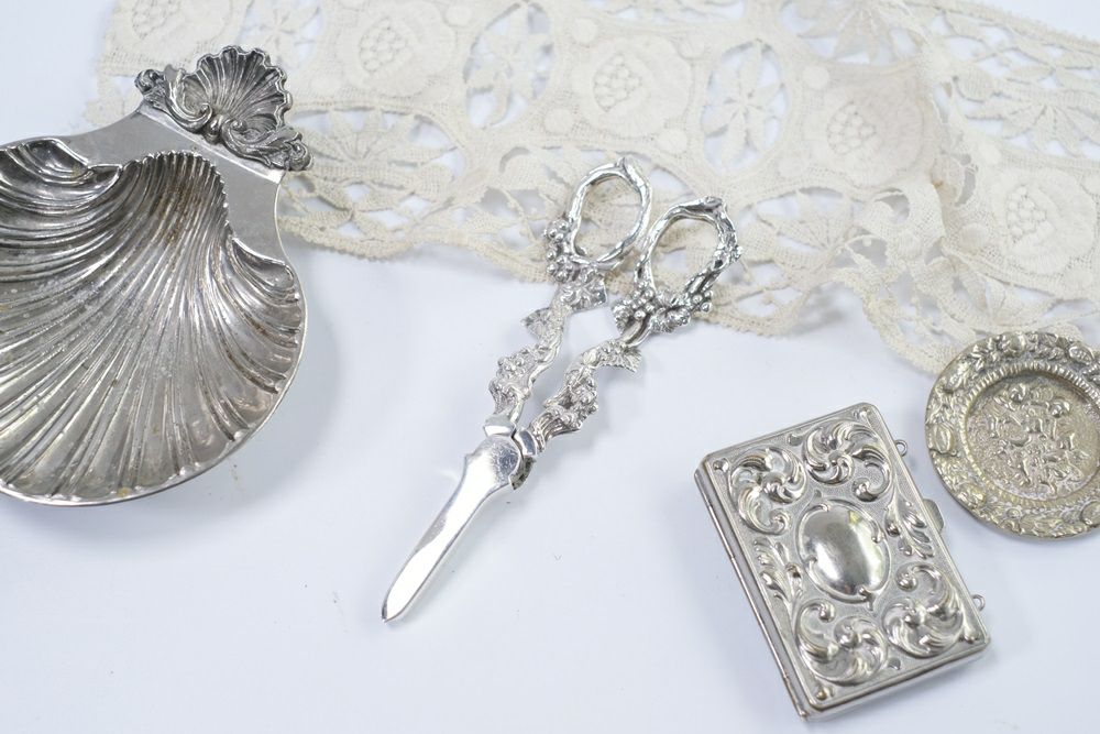 アンティーク雑貨 アンティーク グレープシザー葡萄 イギリス 房を