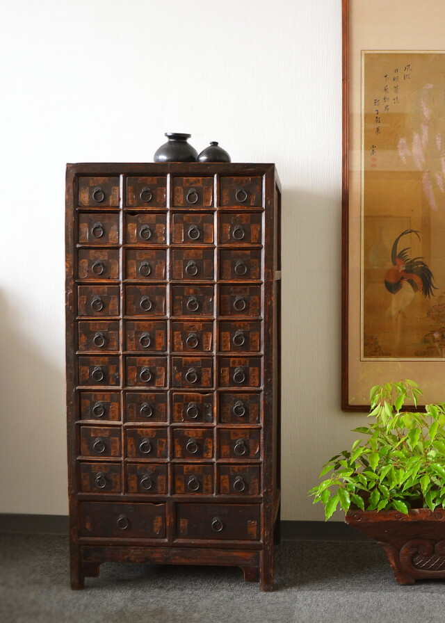 李朝家具 薬箪笥 薬ダンス 韓国アンティーク家具 Antique Sam's Collection