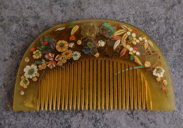 鼈甲螺鈿簪笄セット Antique Sam's Collection