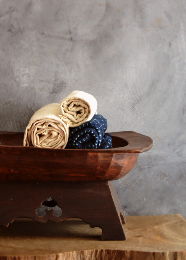 李朝木鉢脚付き 木製捏鉢 民藝 茶卓 ミニテーブル 木鉢 李朝家具