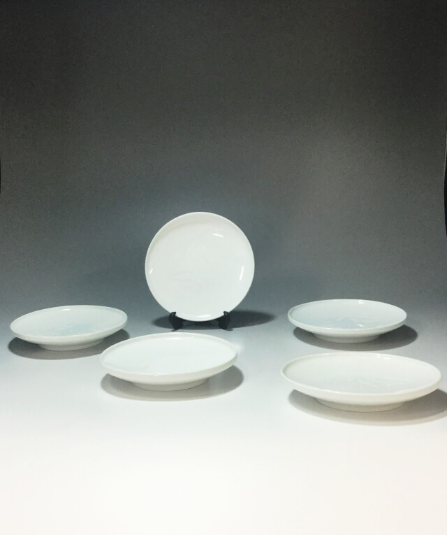 ☆おまけ付き☆奥川俊右衛門 36cm 大皿 額皿 飾り皿 絵皿 共箱付き