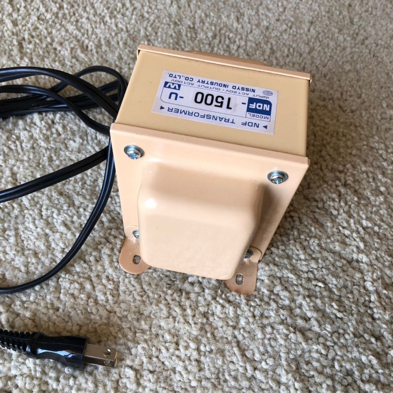 変圧器 NDF-1500 日章 NISSYO 日本アメリカ トランスフォーマー