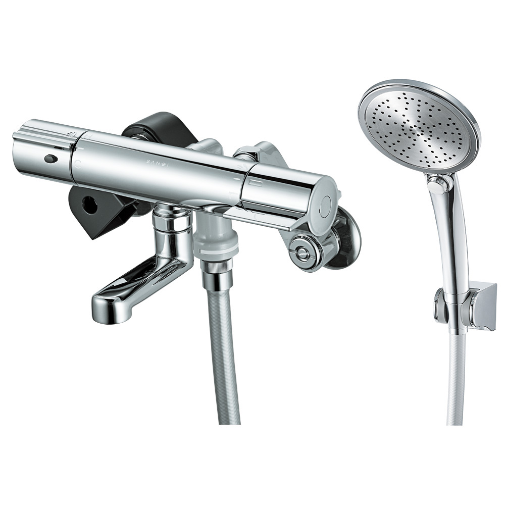 サーモシャワー混合栓 | 商品のご案内 | SANEI｜デザイン性に優れた水