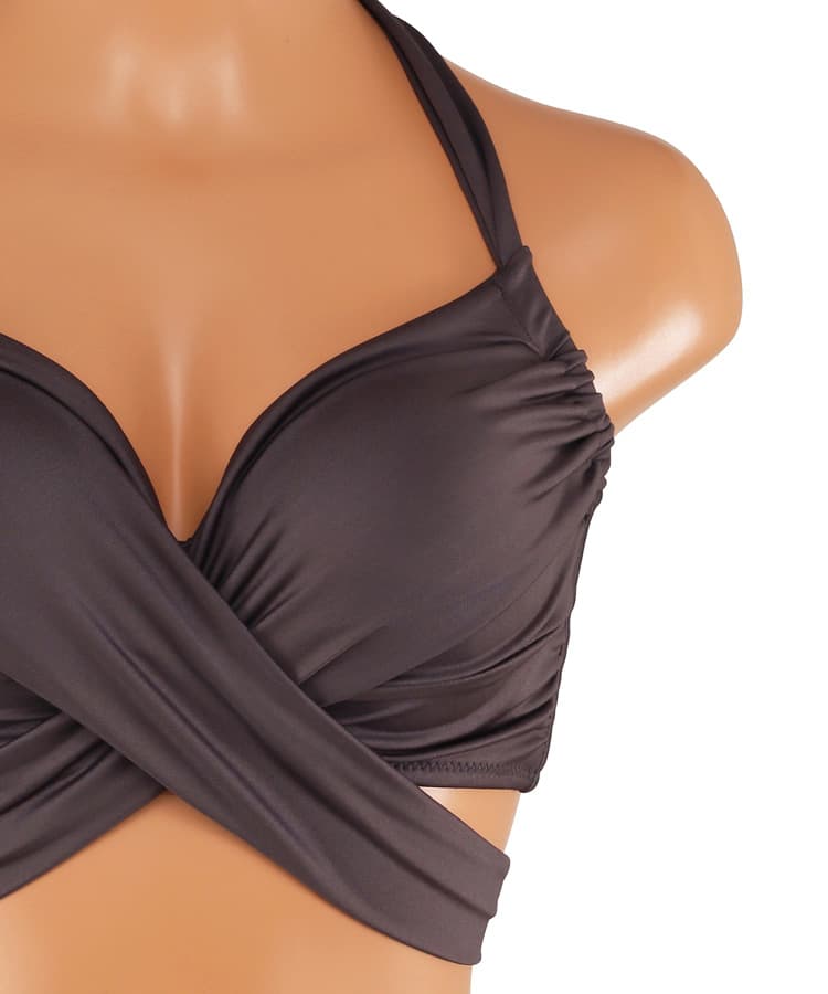 オシャレ水着グラマーサイズ 【2025年新作】ワコール定番商品カップ