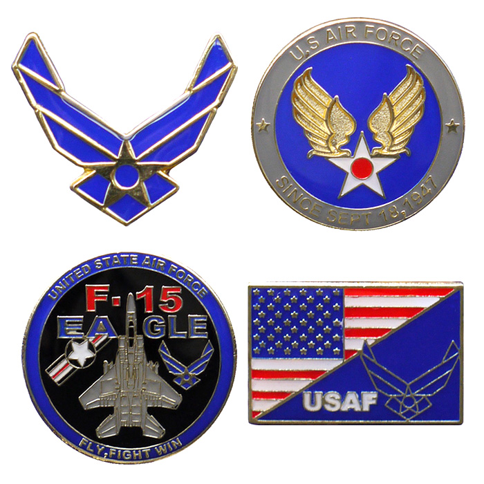 フ*尉様 軍用バッジ 8個セット米国空軍 フ*尉様 軍用バッジ 8個セット