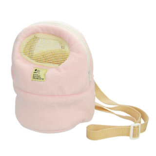 フクモモ仲良し巾着ポーチ 蛍光ストライプ② フクモモ仲良し巾着ポーチ