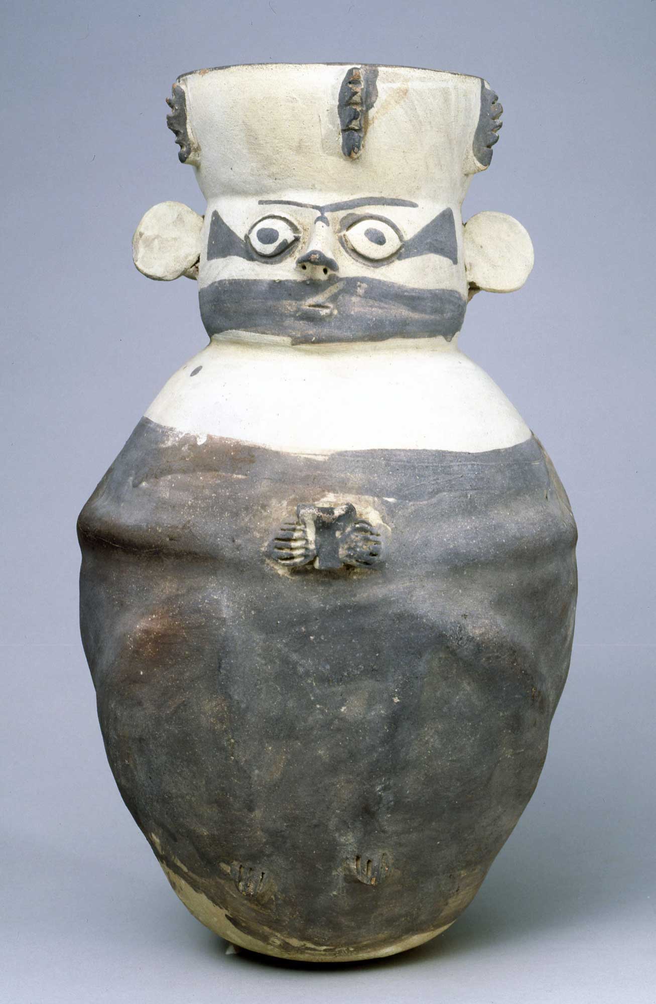 LIG 古代インカ帝国 アンデス文明 土器 3点 加彩小壷 馬上盃 加