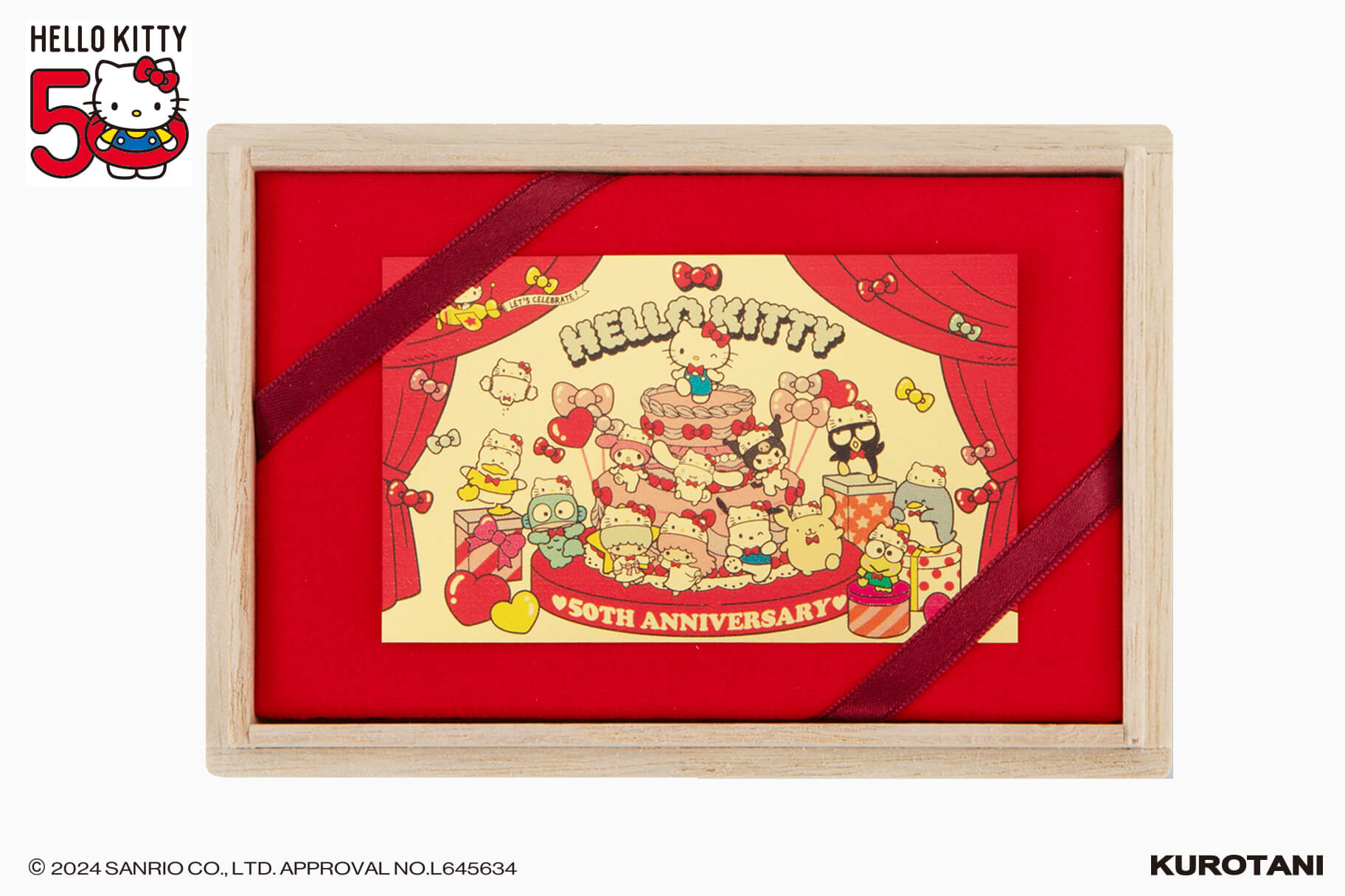 黒谷からハローキティ50周年を記念した純金カードが登場☆｜サンリオ