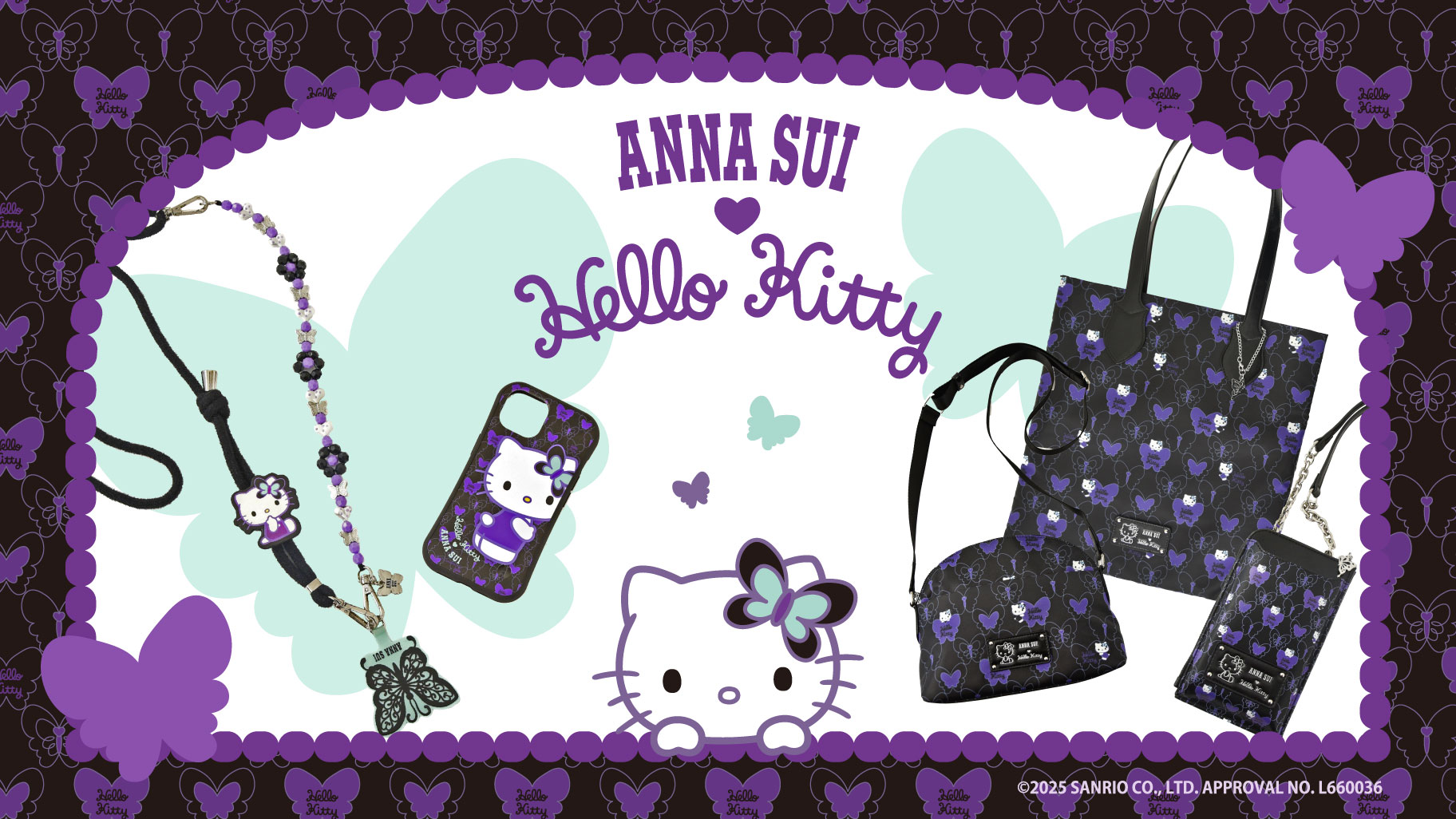 ANNA SUI×HELLO KITTY」2025年春夏コレクションが登場！｜サンリオ