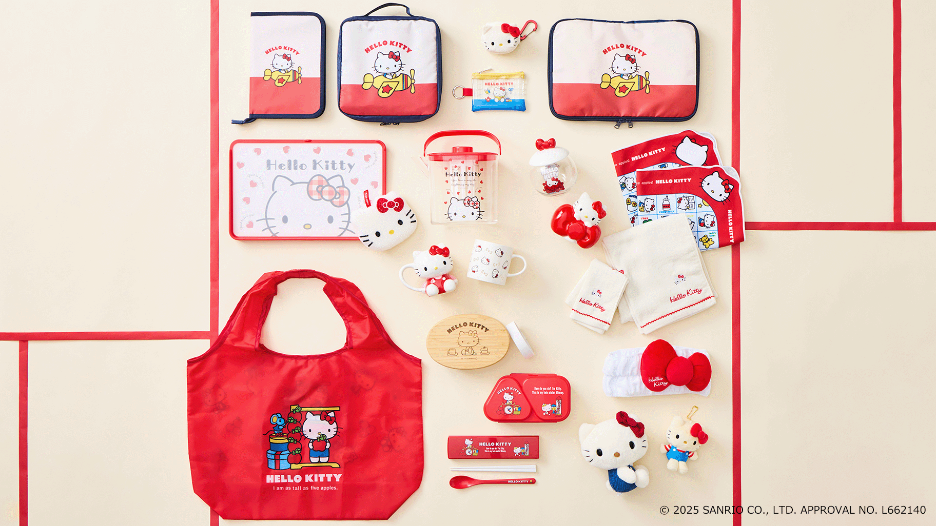 サンリオ キャラクター大集合♡置時計♡ハローキティ＆11