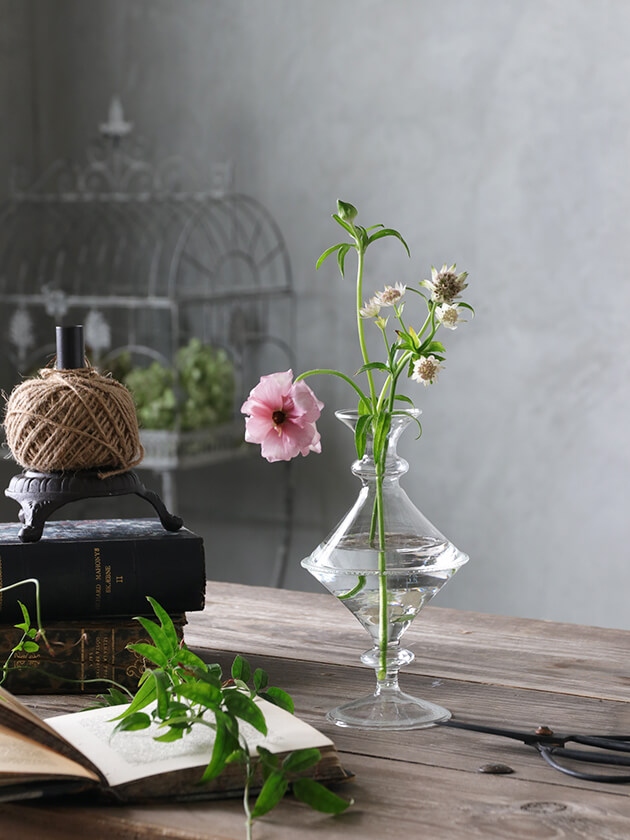 美品 Baccarat バカラ ハーモニー ビゾー フラワーベース クリスタル