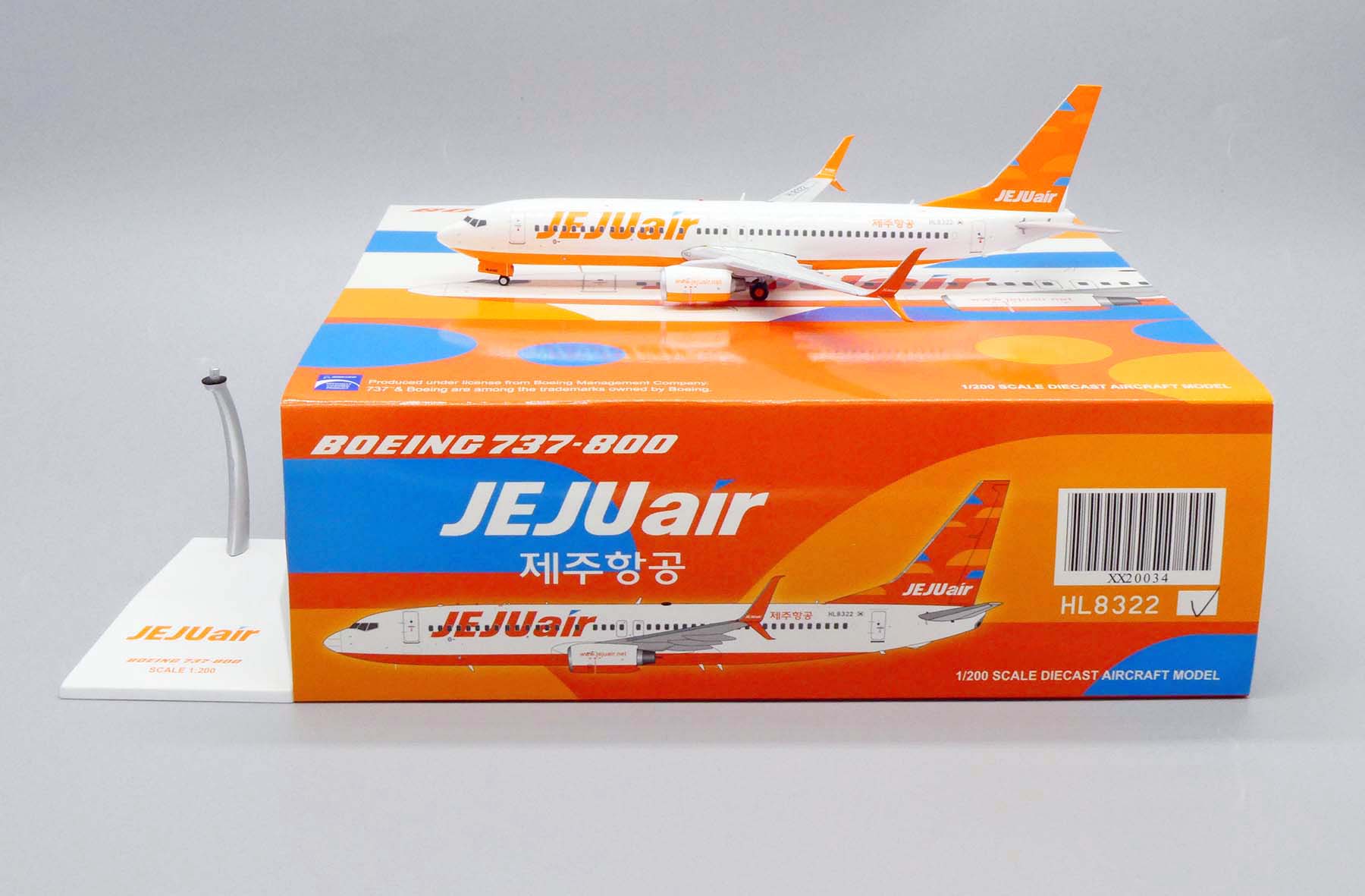 航空機・ヘリコプター JCwings JAL B737-800 Duffy 1/200 航空機