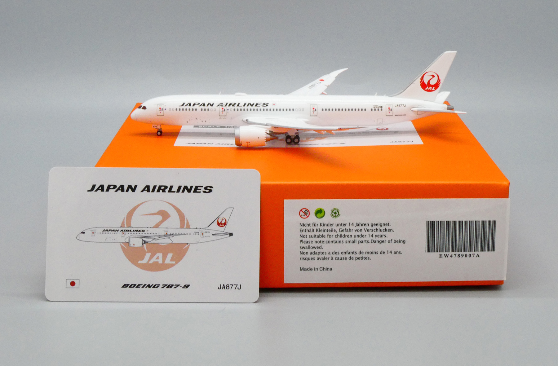 航空機・ヘリコプター [1/400] JAL 787-9 NGmodels 航空機