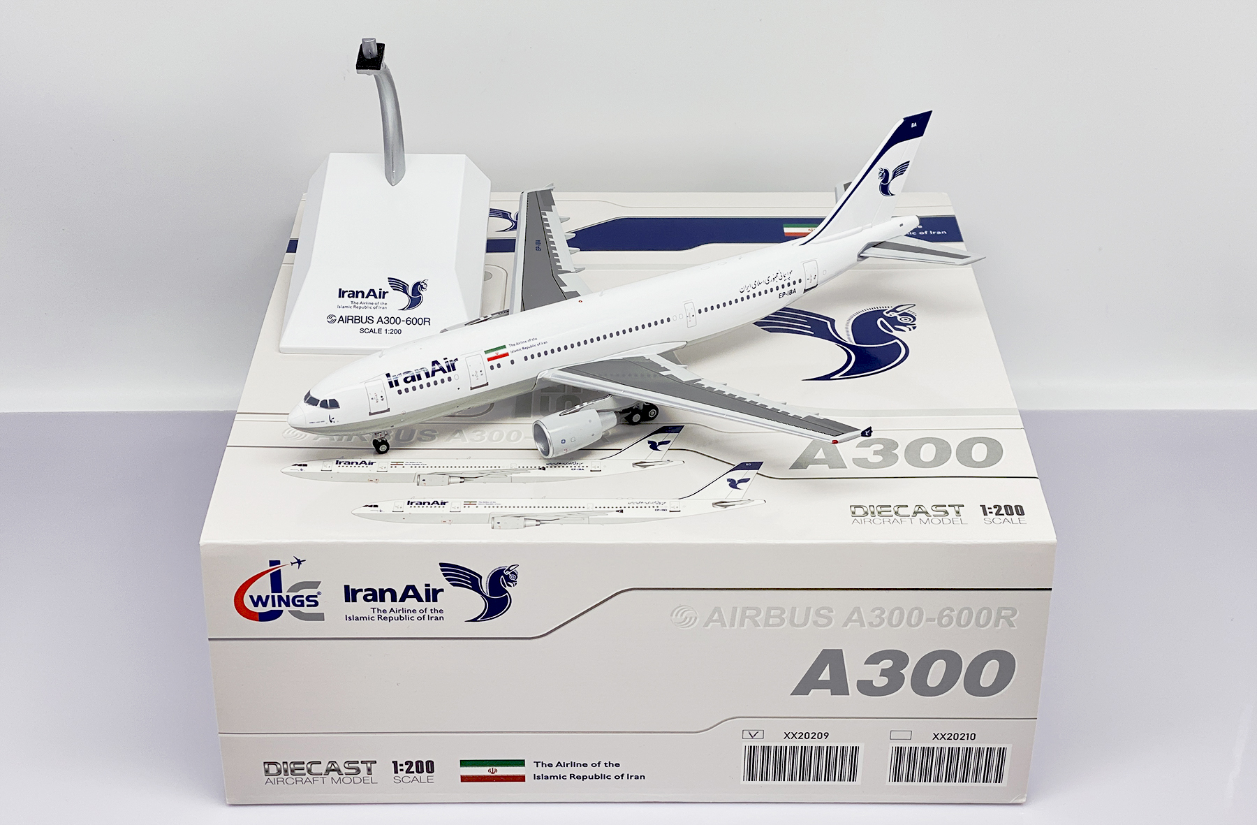 ScaleModelStore.com :: JC Wings 1:200 - XX20209 - Iran Air Airbus