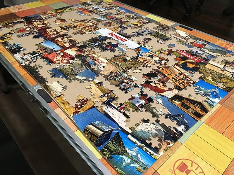 1000ピースのジグソーパズル、所要時間は？大きさは？ | 写真で作る