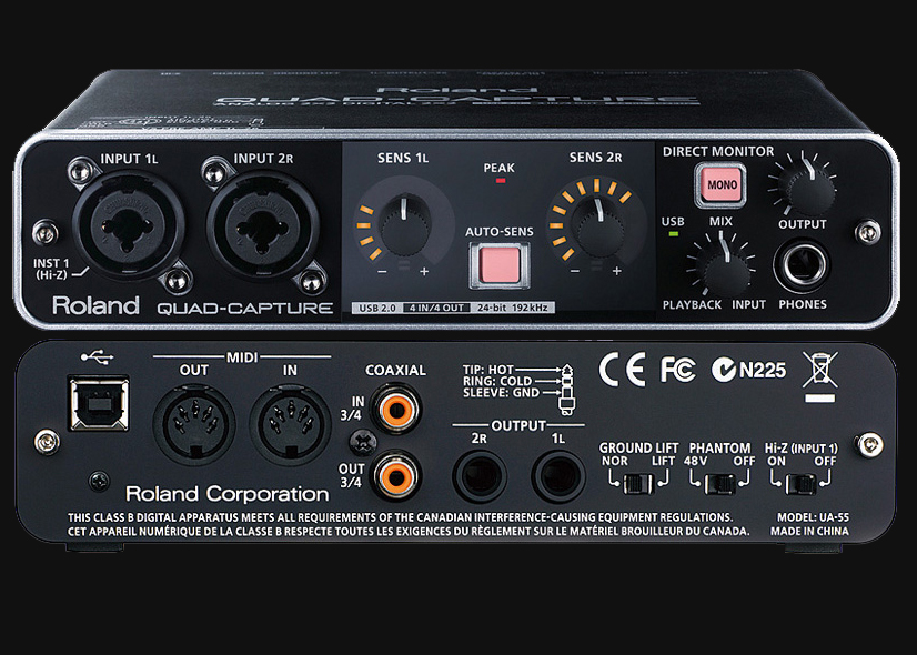 Roland QUAD-CAPTURE UA55 & SONAR LE解説書 Roland QUAD-CAPTURE UA55