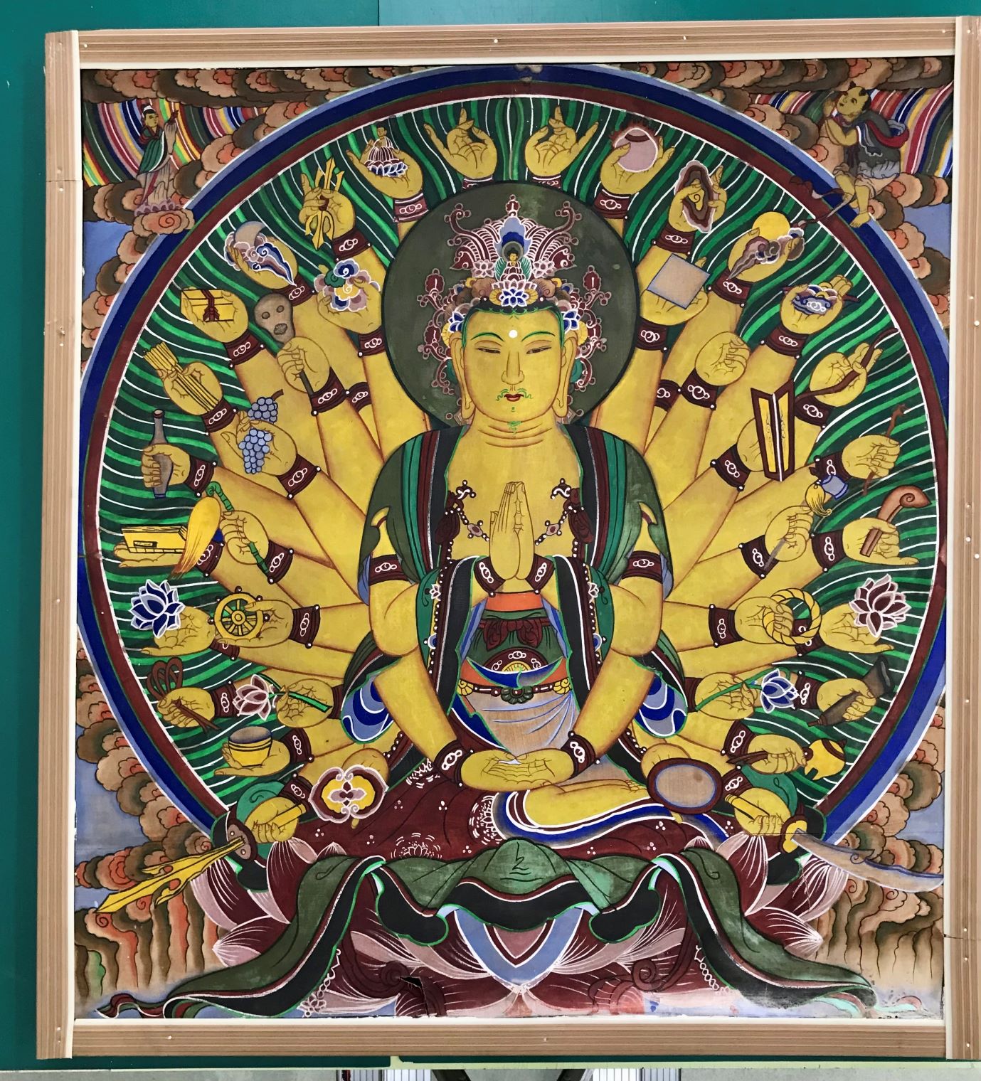 海を渡った千手観音様のよみがえり