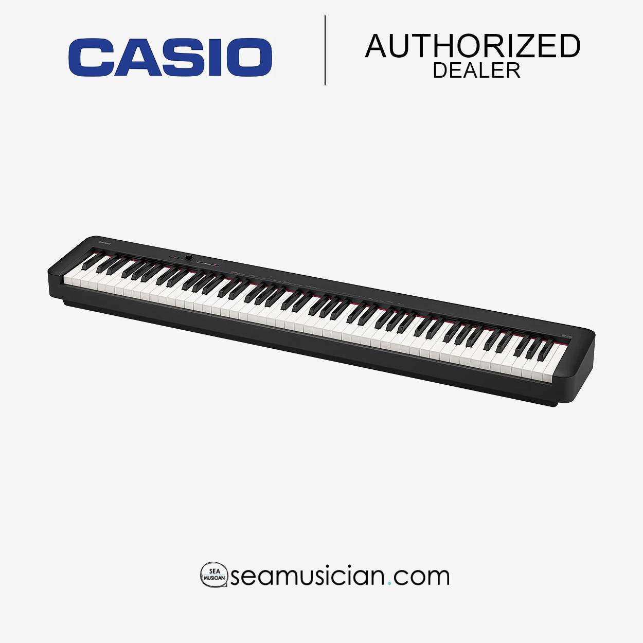 CASIO CDP-S100 88-KEY DIGITAL PIANO BLACK WITH STAND (CDP-S100 BK)