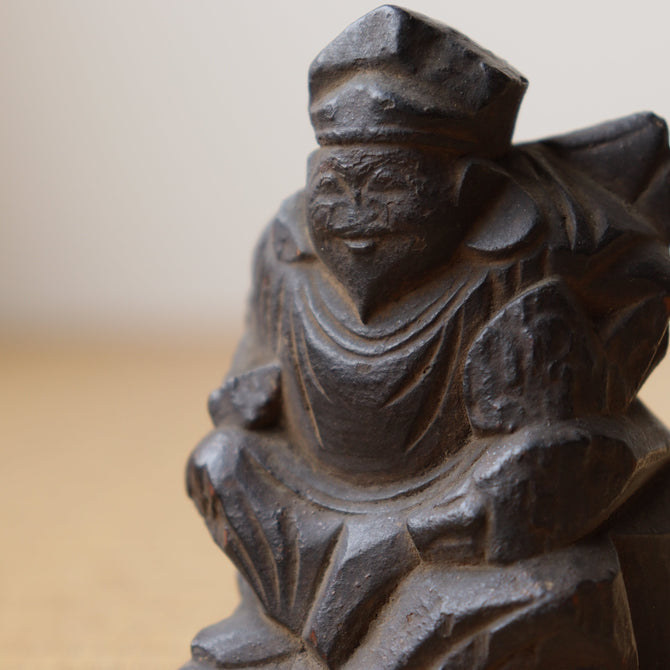 木彫 恵比寿様【EBISU wood curving】 [s1489] – 青梵ギャラリー