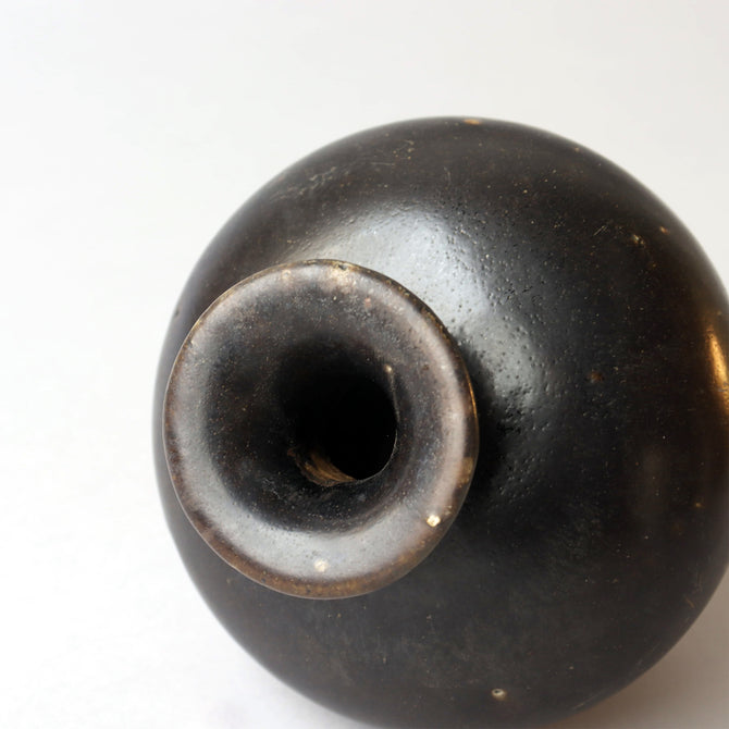 古美術黒釉小壷XG-591