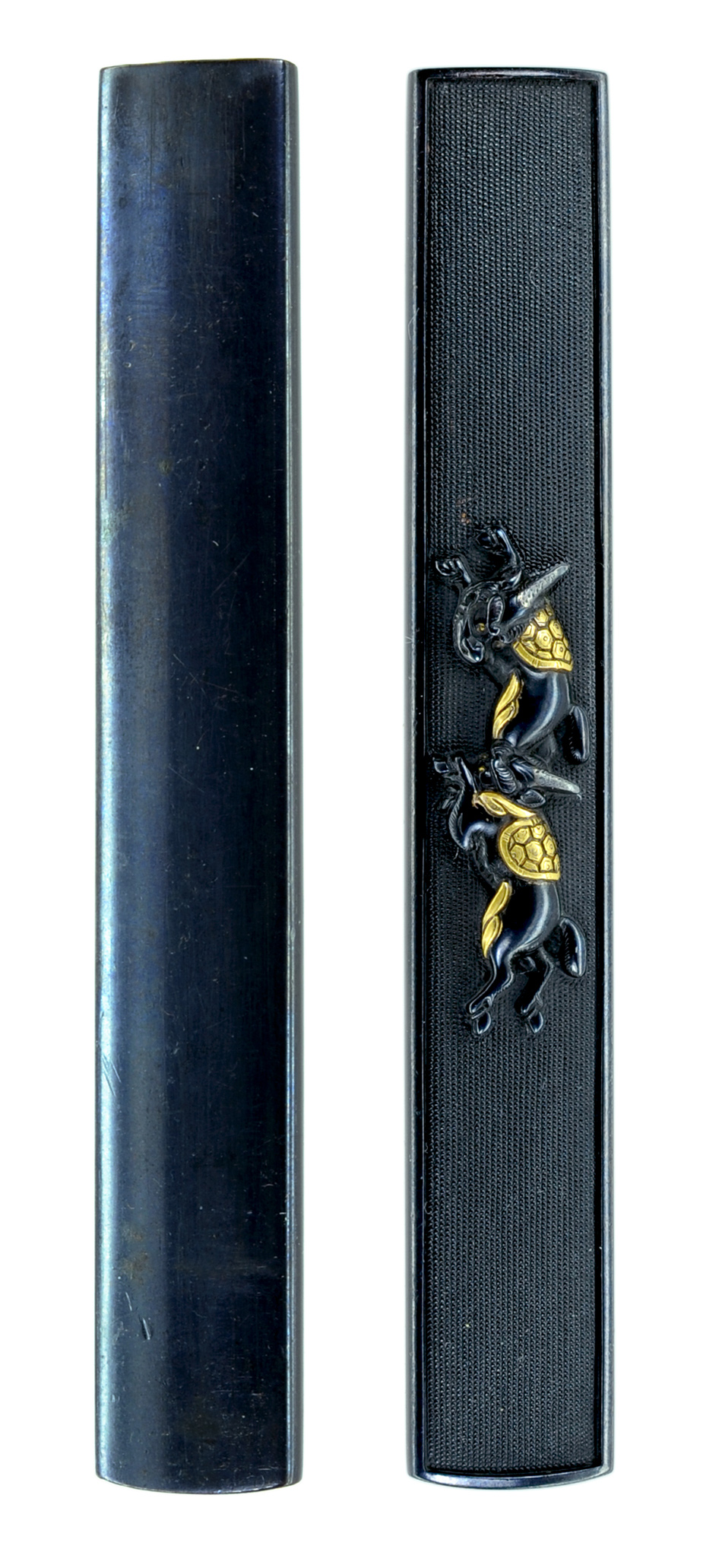 小柄 無銘 加賀後藤 二疋犀図小柄(KO-011115)｜刀・日本刀の販売なら