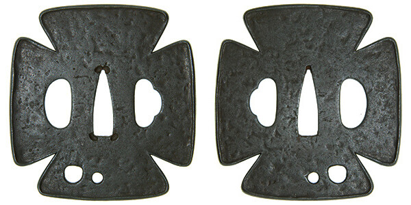 鍔 底銘 一次 庄内鍔(TU-131214)｜刀・日本刀の販売なら日本刀専門店の