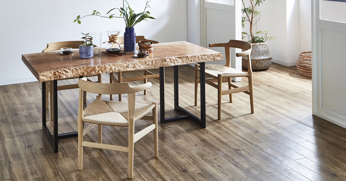 木製カフェテーブル MIYAKE ジュビリーマーケット アンティークアイアン