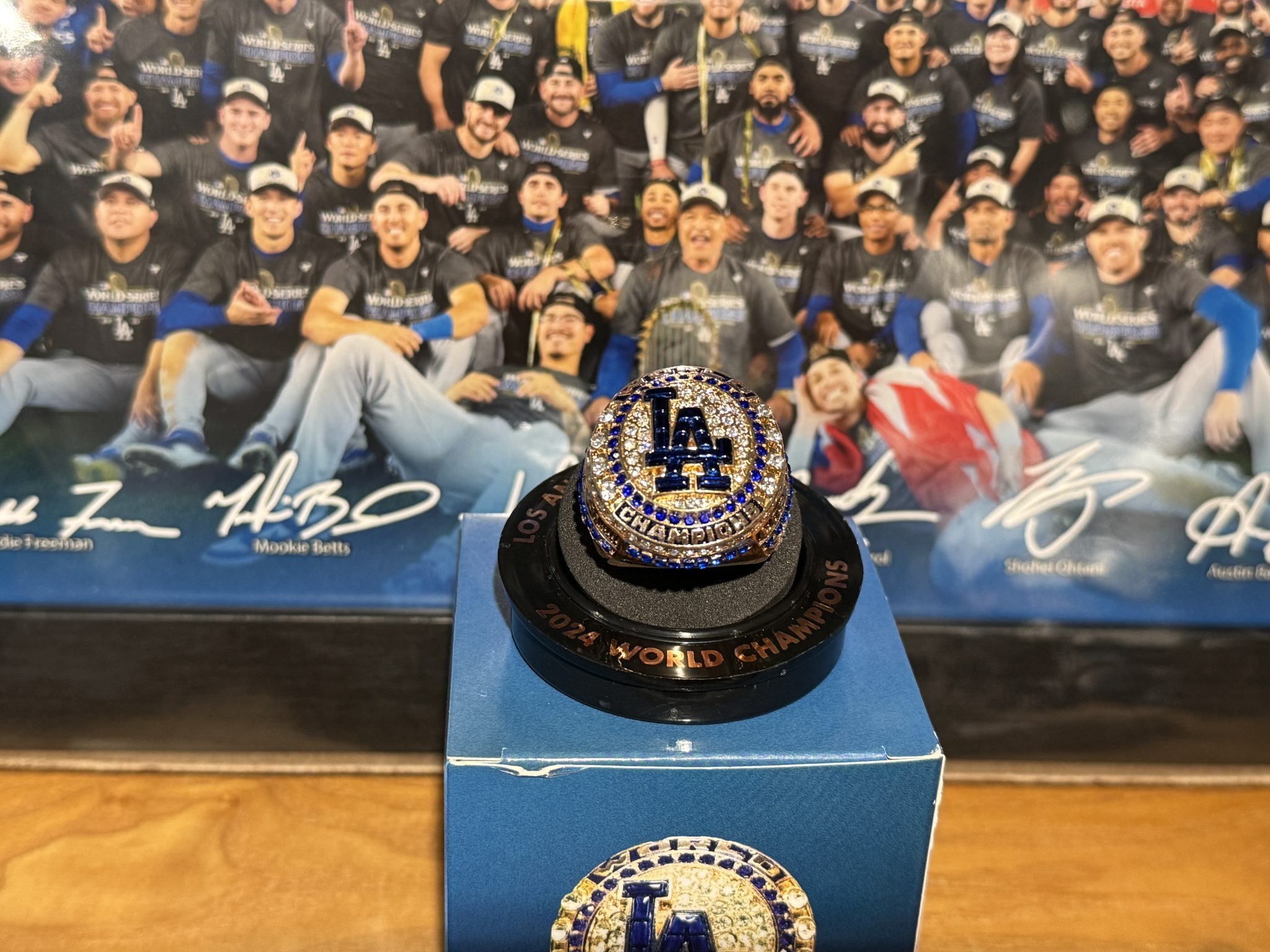 新品未使用】ムッキーベッツ チャンピオンリングドジャース2025/8/25