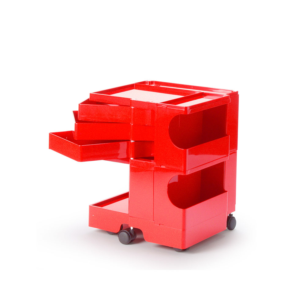 正規品】Joe Colombo B-LINE ボビーワゴン 2段 レッド ボビーワゴン 2段3