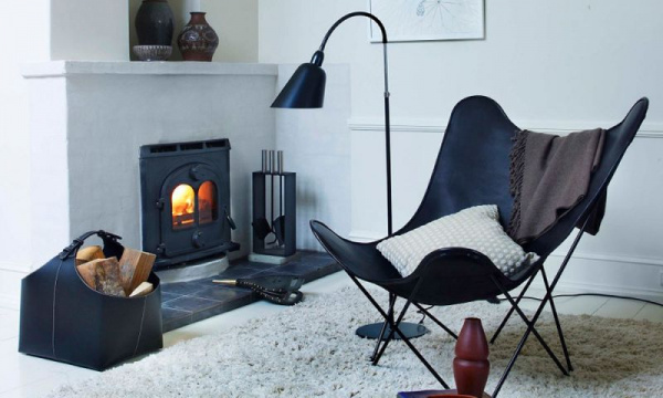 ビーケーエフ バタフライチェア マリポサ / ブラックCuero（キュエロ