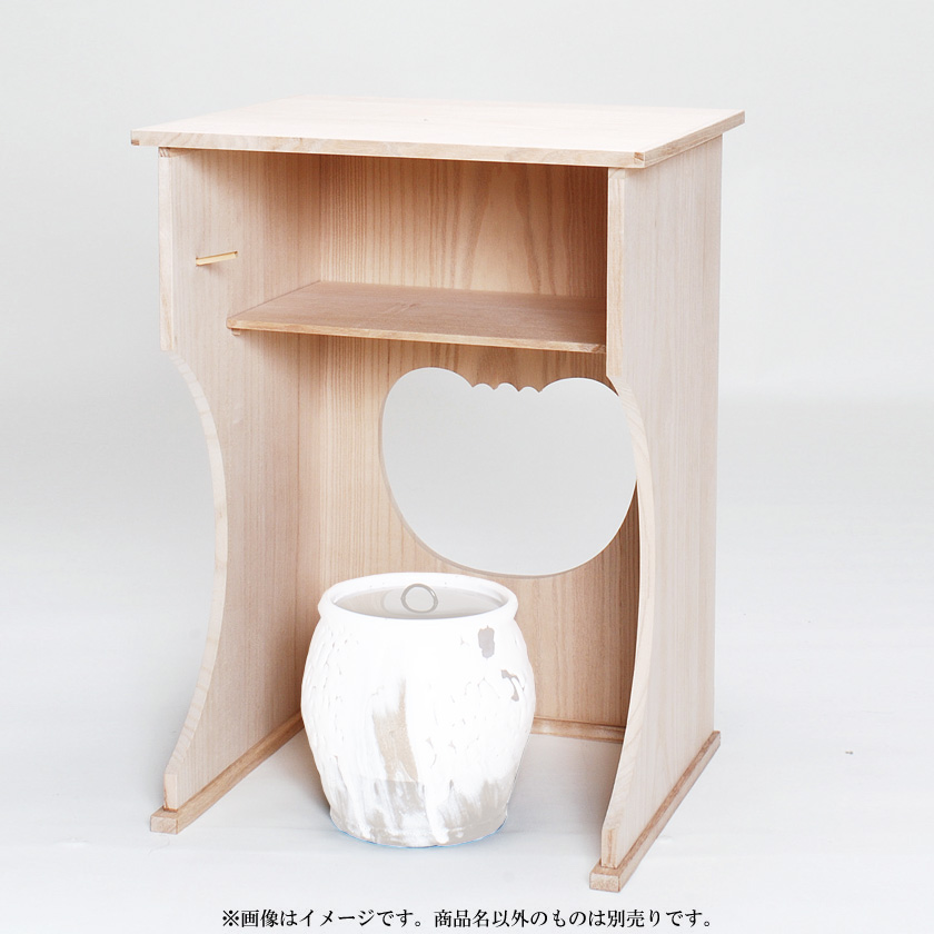 茶道具 棚（たな） 杉 抱清棚 碌々斎好写 小林幸斎