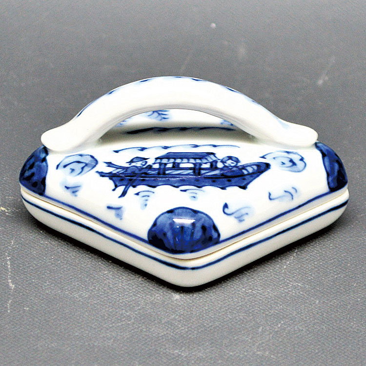 茶道具 香合（こうごう） 香合 隅田川 高野 昭阿弥