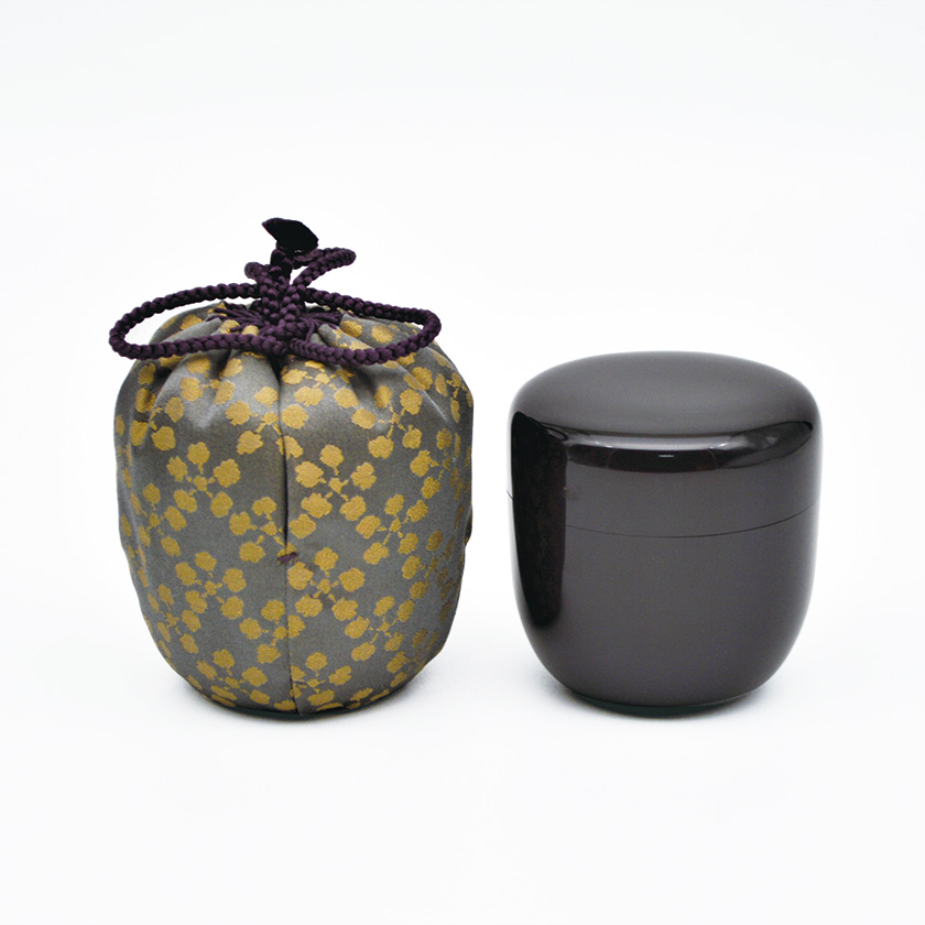 茶道具 棗（なつめ） 大棗 黒 仕服付 塚本規義 | 千年の香り 千紀園