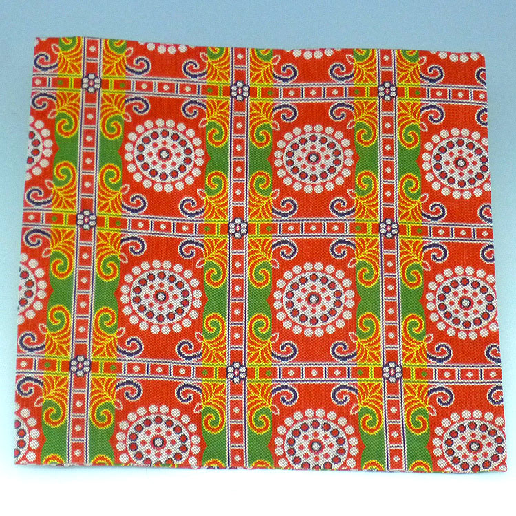 古帛紗25 特選上菊牡丹唐草文】正絹紙箱