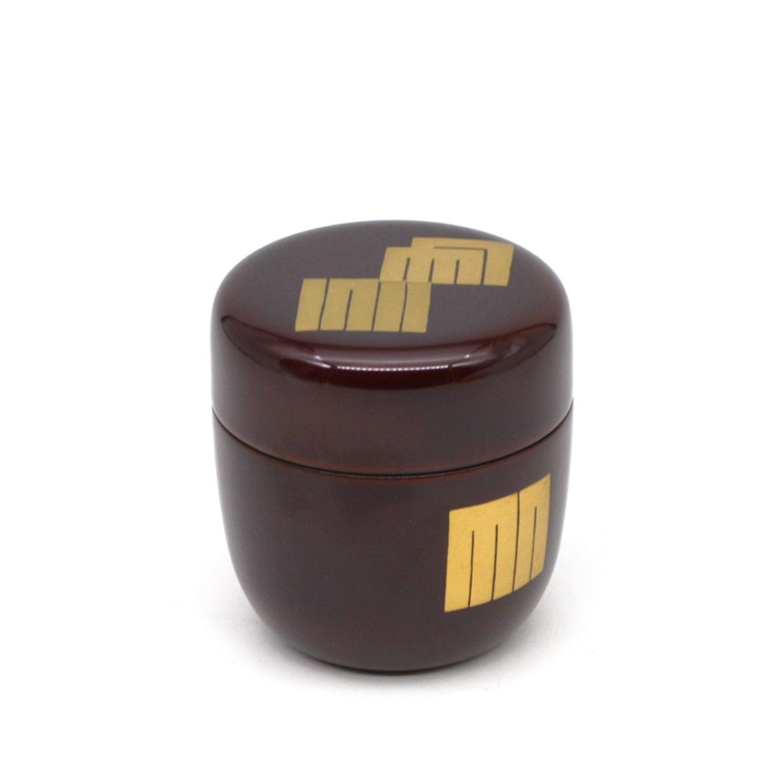 茶道具中村湖彩作玄々斎好写藤蒔絵掛絡香合共箱V5914