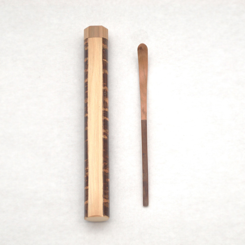 茶道具 茶杓（ちゃしゃく） 桜皮茶杓 桜皮筒 | 千年の香り 千紀園