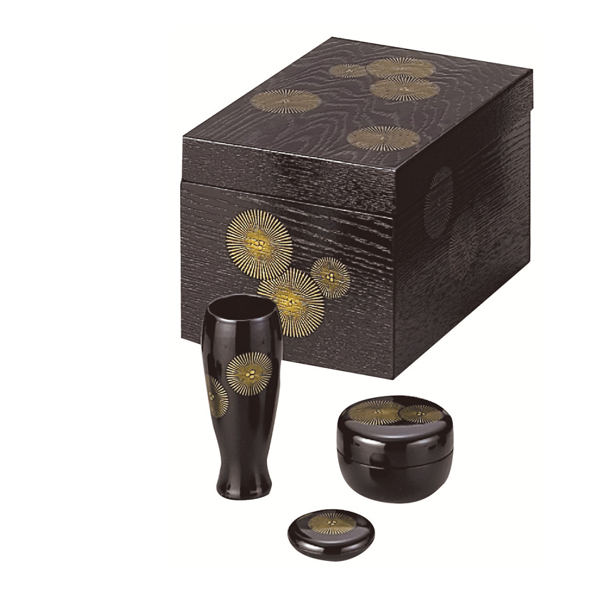 茶籠 茶箱 茶道具 正絹へだて付き（ご希望の方に真田紐お付けします