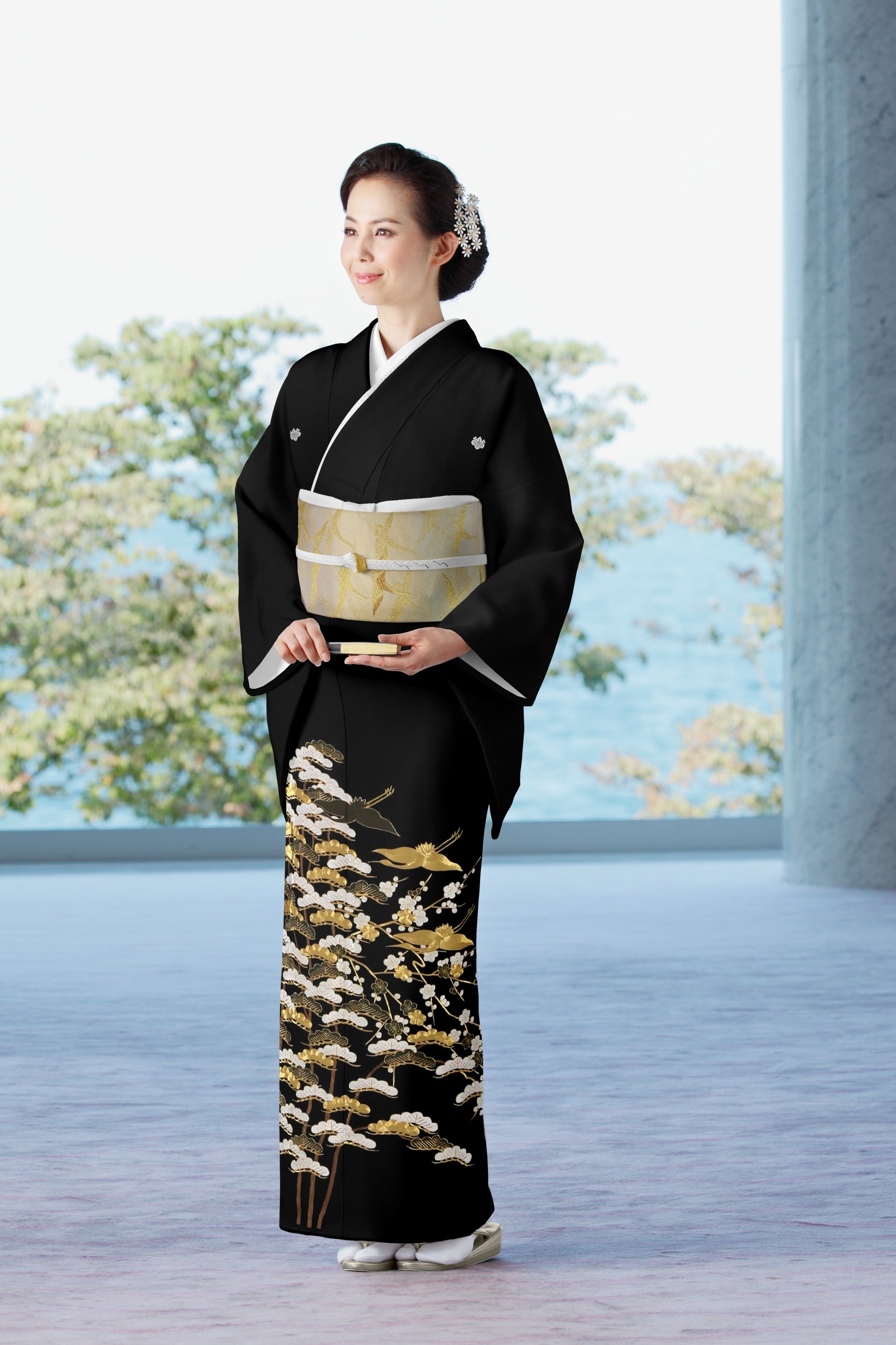 正絹訪問着1つ紋 暈し染 (留袖、紬、袋帯なども出品)④ 最高