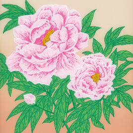 flowers 牡丹 - 版画家 小暮真望