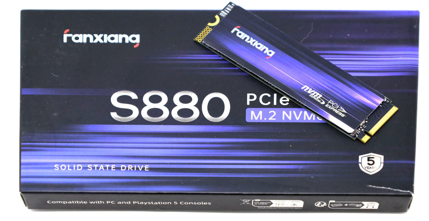 Fanxiang S880 2TB PCIe Gen4 NVMe SSD Review with YMTC 232L NAND