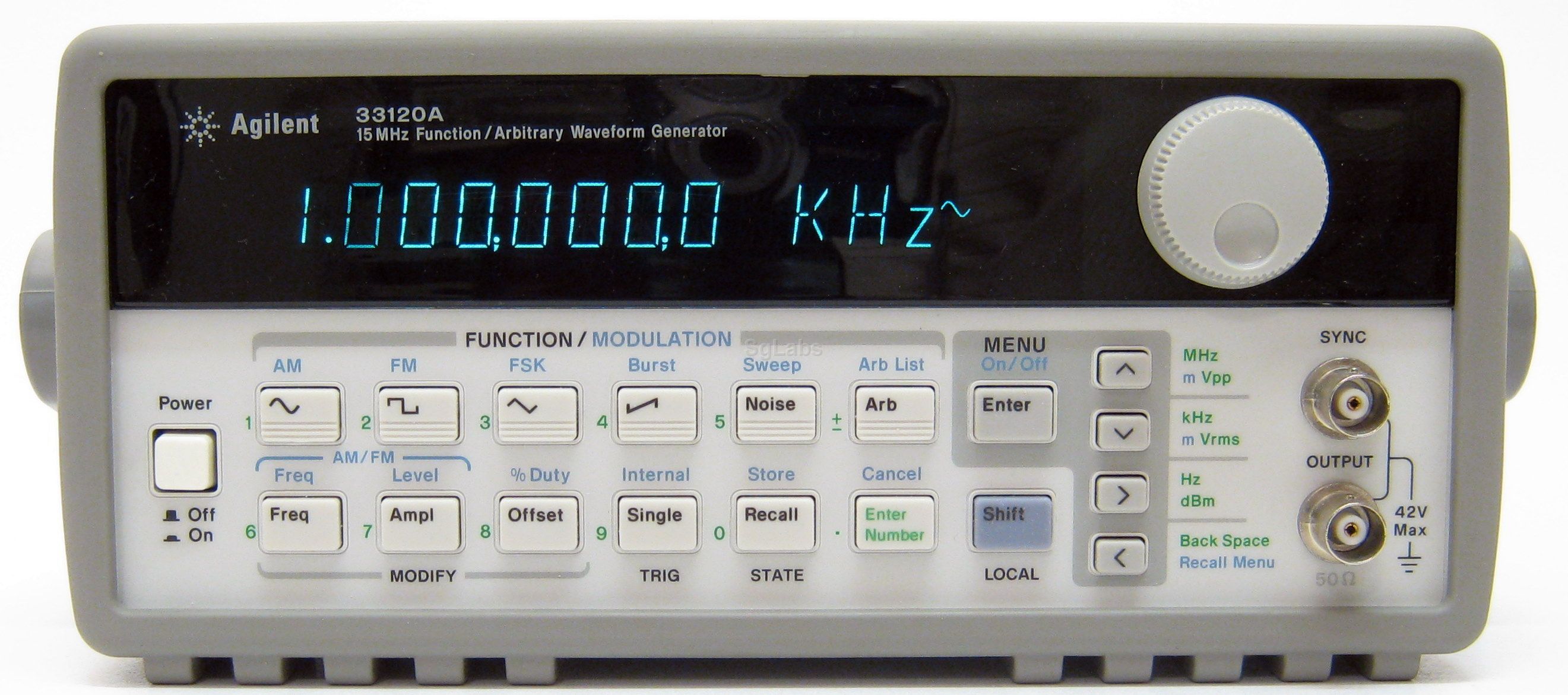 Agilent 33120A ファンクションジェネレータ hp 33120A 15MHz FUNCTION
