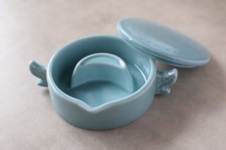 中国古美術 清時代蓝釉墨置き 物置 MT3-6 中国古美術 清時代蓝釉墨置き