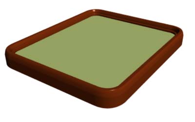 木製隅丸額 フリータイプ 半切縦1/4 - 習字セット・習字道具販売 習字屋