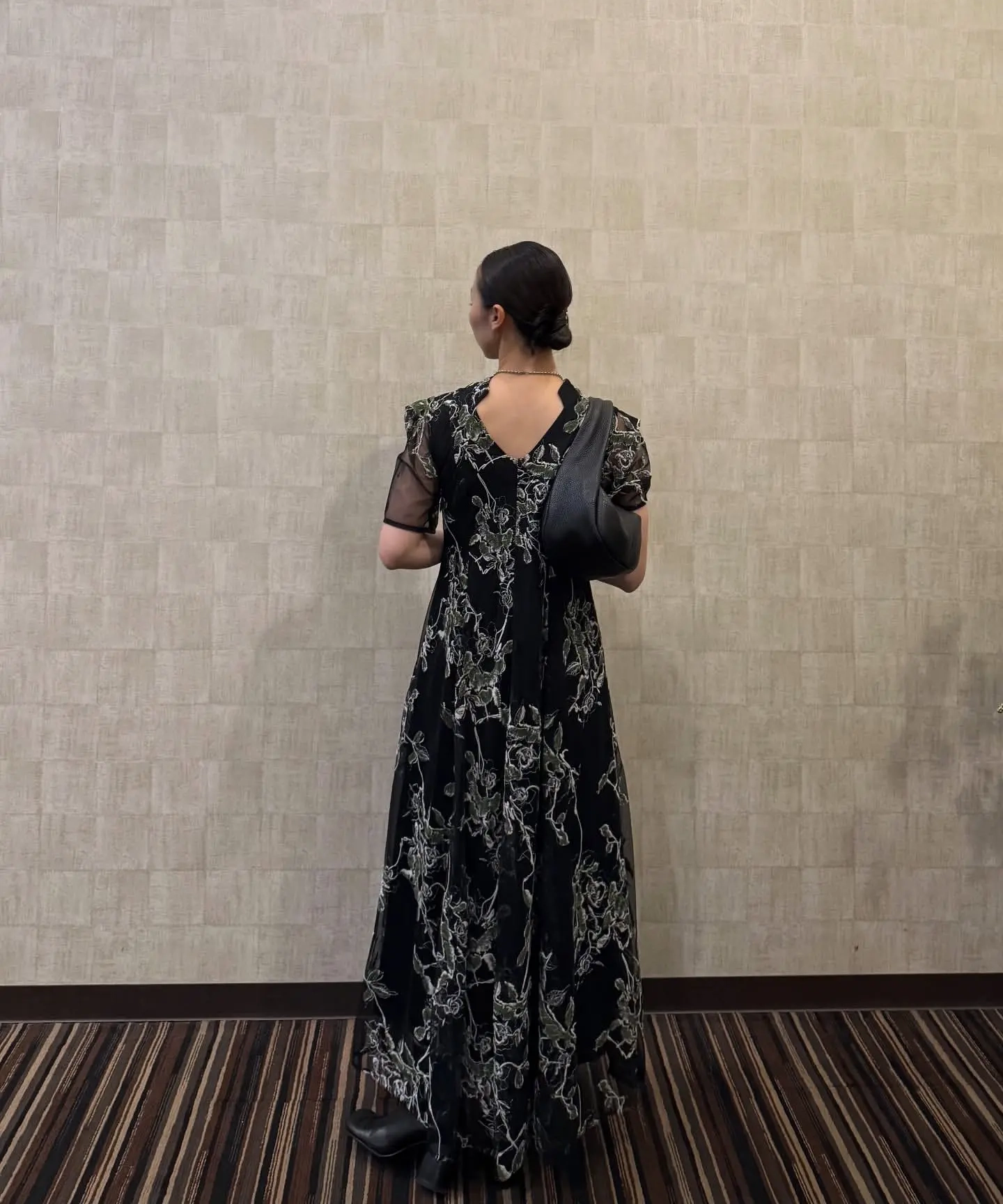 Sサイズ】2WAY WILD ROSE CANVAS ART DRESS Ameri VINTAGE（アメリ