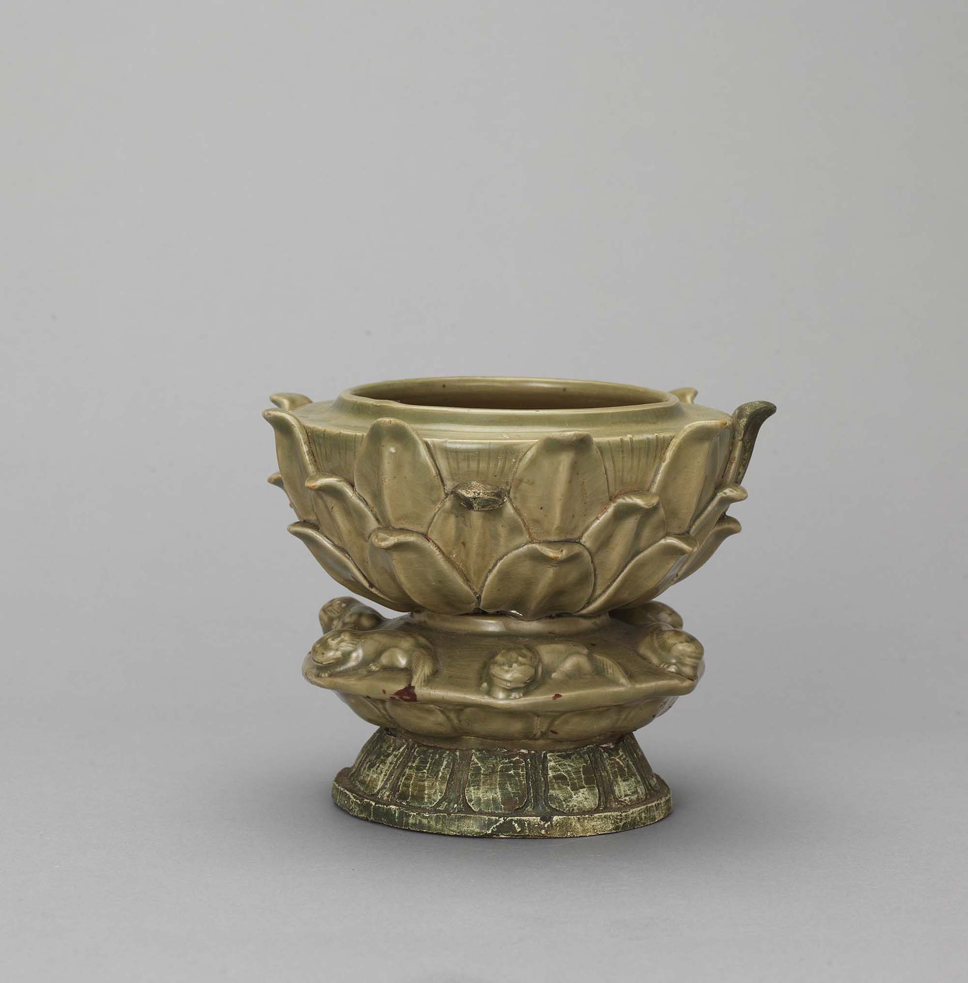 中国古美術 唐物 宋代 青磁鉢 耀州窯 東溝窯