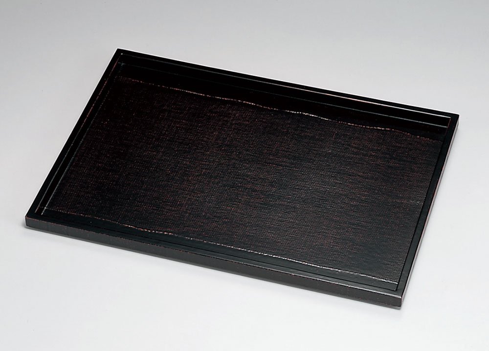 膳お盆・お膳-越前塗 曙布かすみ 長角膳［1枚］ | 越前漆器粂治郎