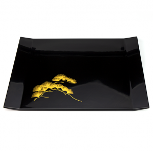 盆お盆・お膳-越前塗 華松 吹上膳［1枚］ | 越前漆器粂治郎