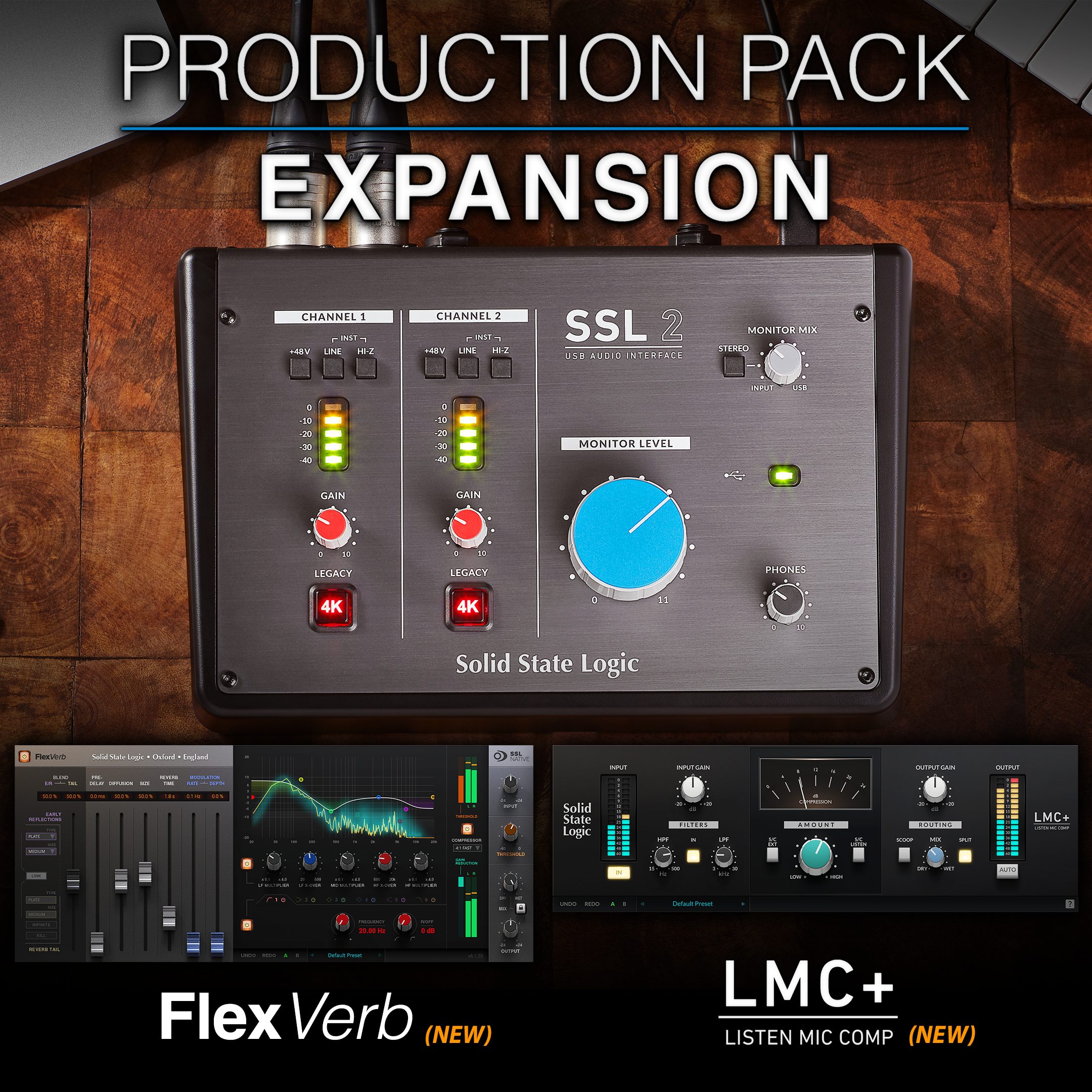オーディオインターフェース】Solid State Logic 「SSL2」「SSL2+」を